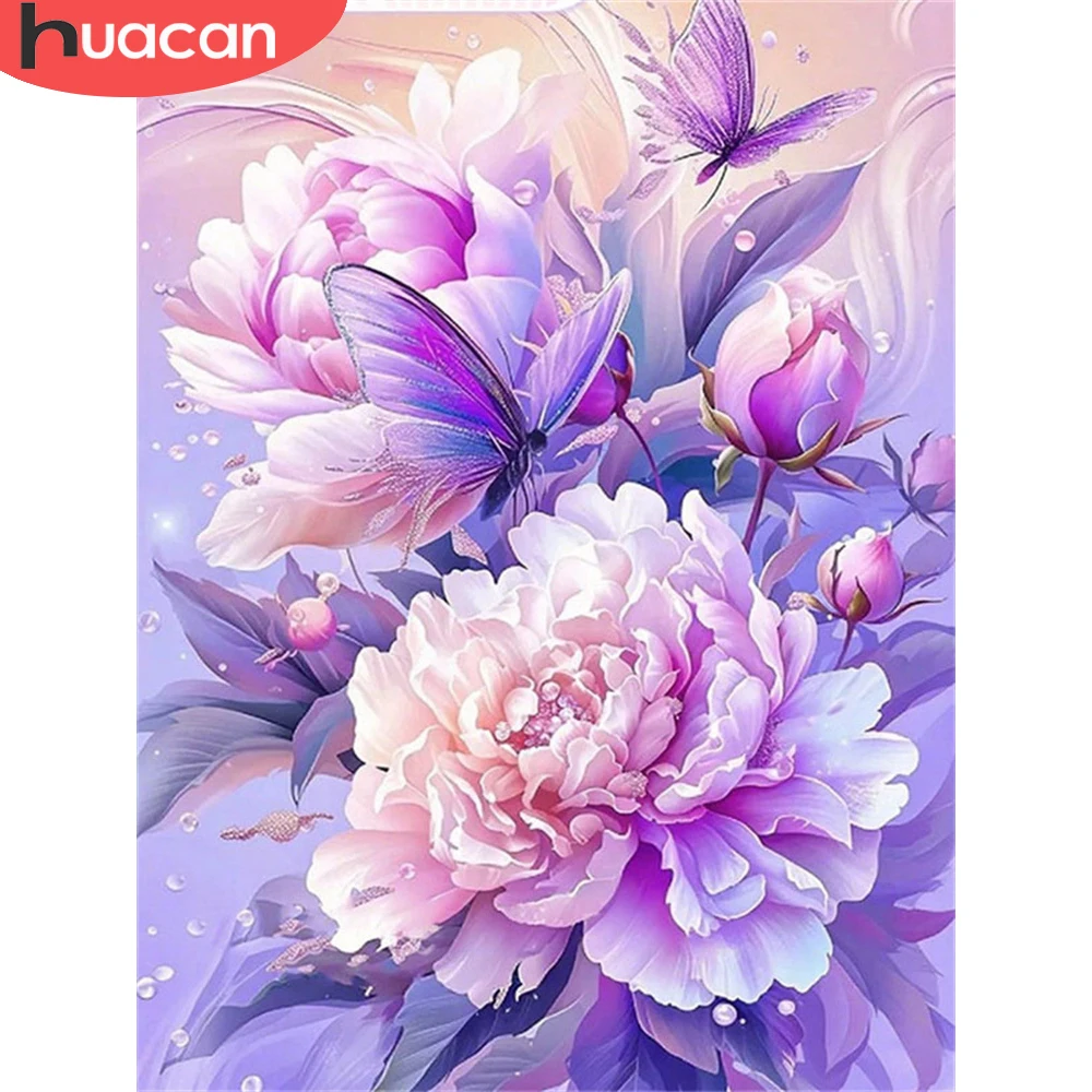 Huacan Diamond Painting 5D Completo – Quadro In Cristalli Santa Claus 30x40 Cm – Fai Da Te Con Trapani Quadrati