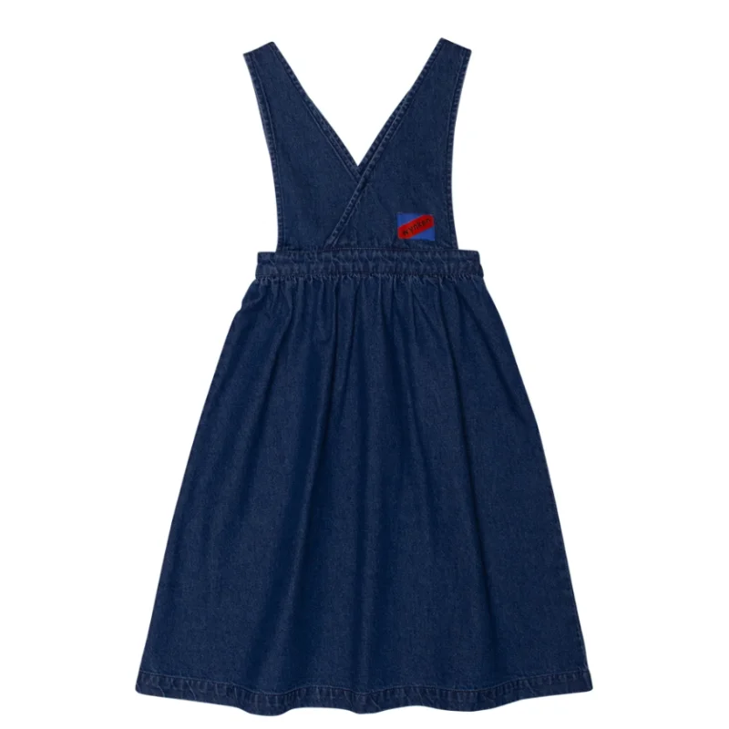 New Wynken Girls Denim Strap Dress