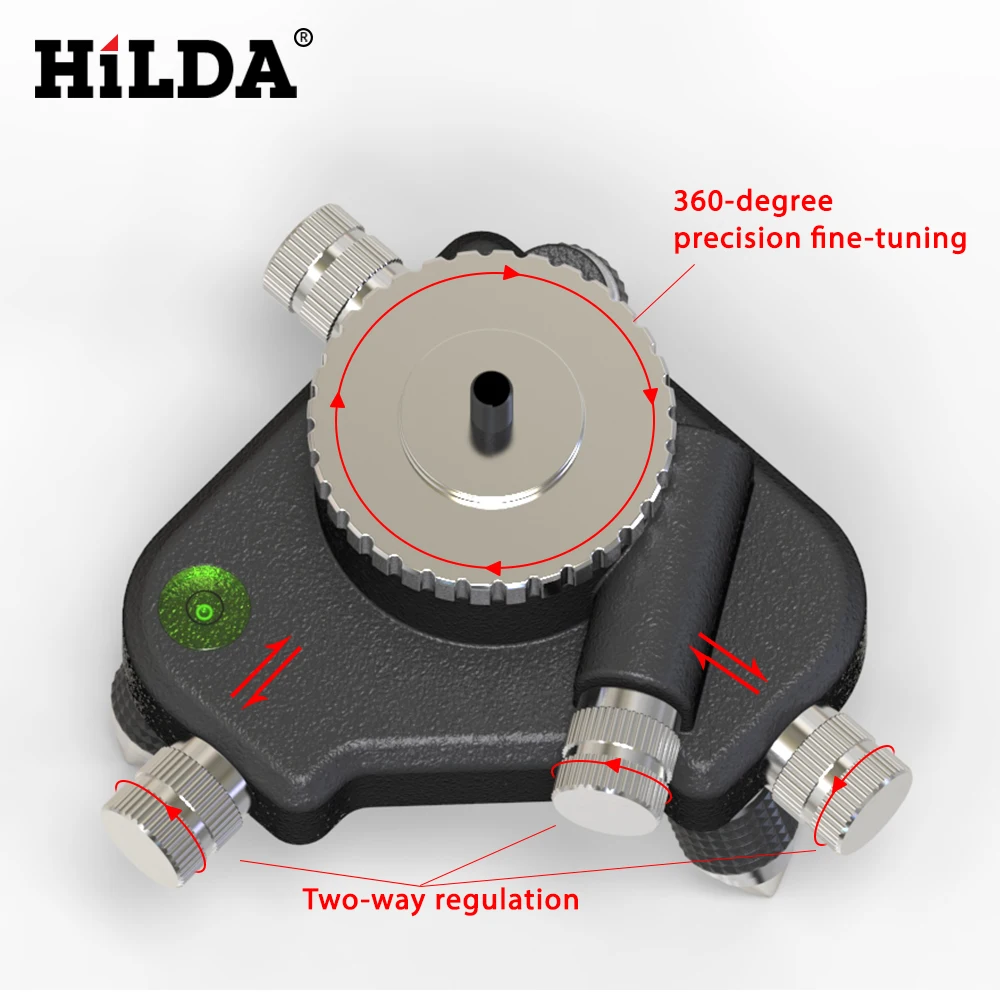 Tripod Bracket Base 1/4'' Interface Fine Adjustment Tripod Stand Laser Level laser level stand