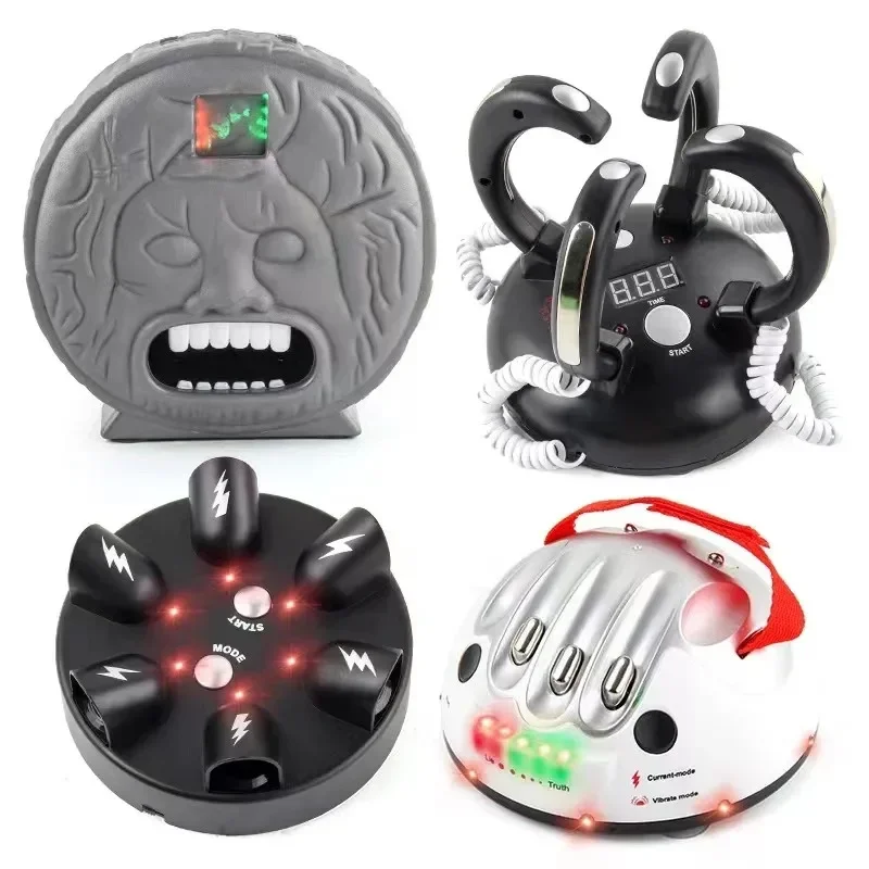 Micro-shock Board Game Toy The Truth or Dare Lie Detector Finger Electroshock Test Multiplayer Party Game Toy Gift for Boy Girl 5