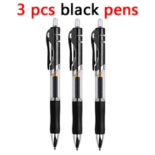  23 Pcs Ballpoint Pen + Refill Set Black Blue Red Ink Gel Pen Bullet Tip 0.5mm School&office Supplies Stationery 