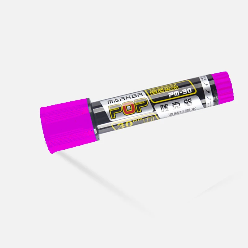 Vibrant Waterproof Refillable Marker Set - 12 Color Paint Pens