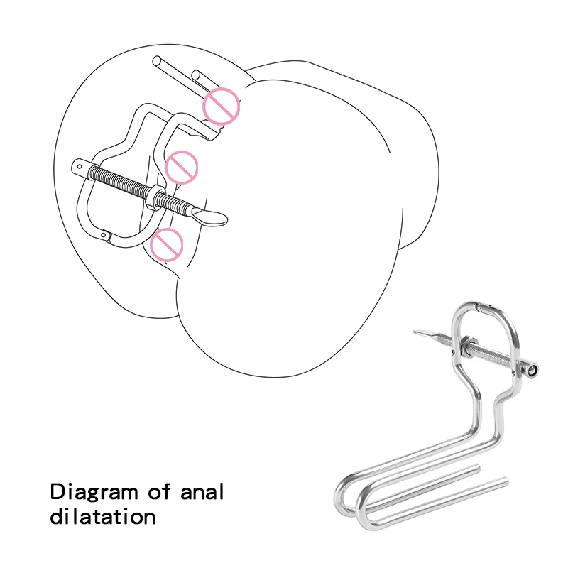 Stainless Steel Anal Plug Dilatador Butt Plug Vagina Women Sexshop Para Homens Adjustable Palline Sessuali Acciaio Sex Toys 18+