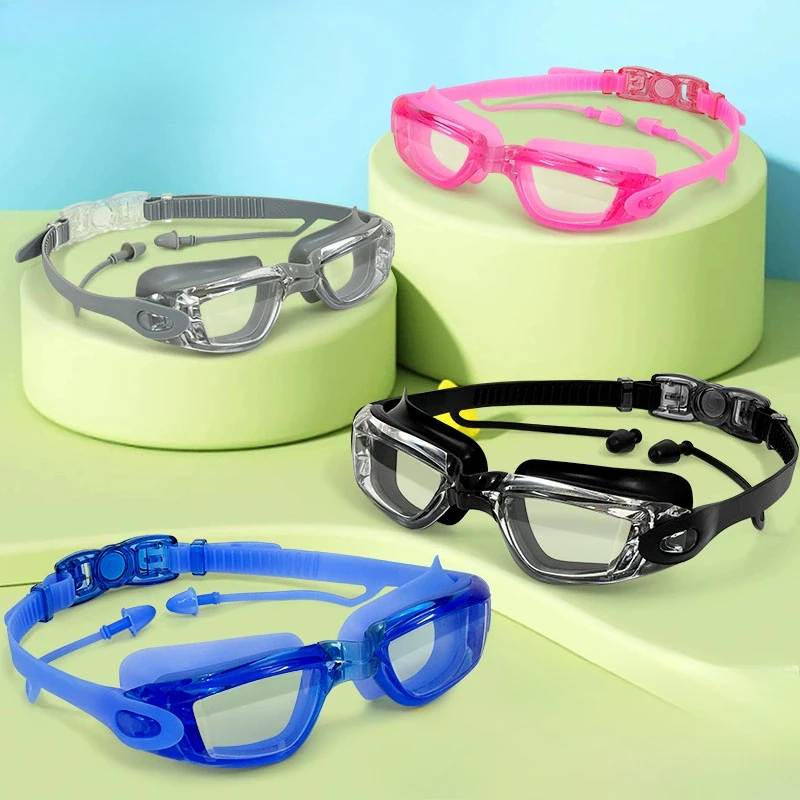 Swimming Goggles Professional Waterproof Swim Eyewear Glasses Anti-fog 100% UV Protection No Leaking For Adult Men Women Youth 3