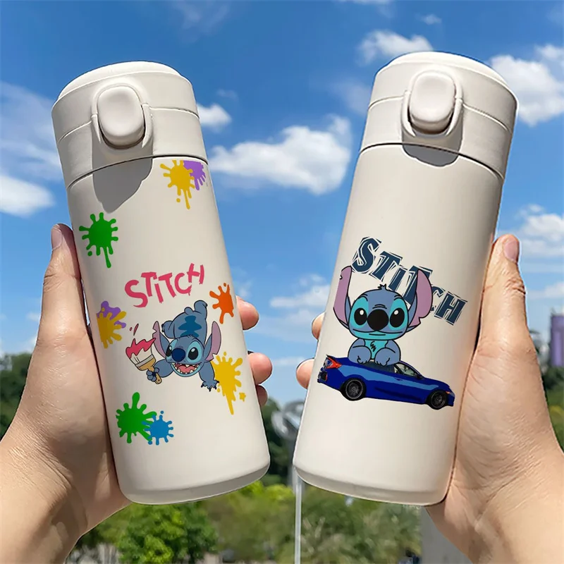 Disney Stitch Sports Water Bottle with Straw 400ML Anime Portable Water  Bottles Fitness Bike Cup Summer Outdoor Water Cup Gifts - AliExpress