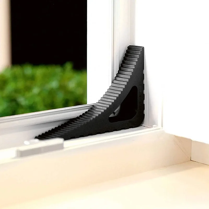 Rubber Door Stopper Reusable Shock Absorbent Block Wedge Doorstops Door Handle Stopper Home Office Anti-collision