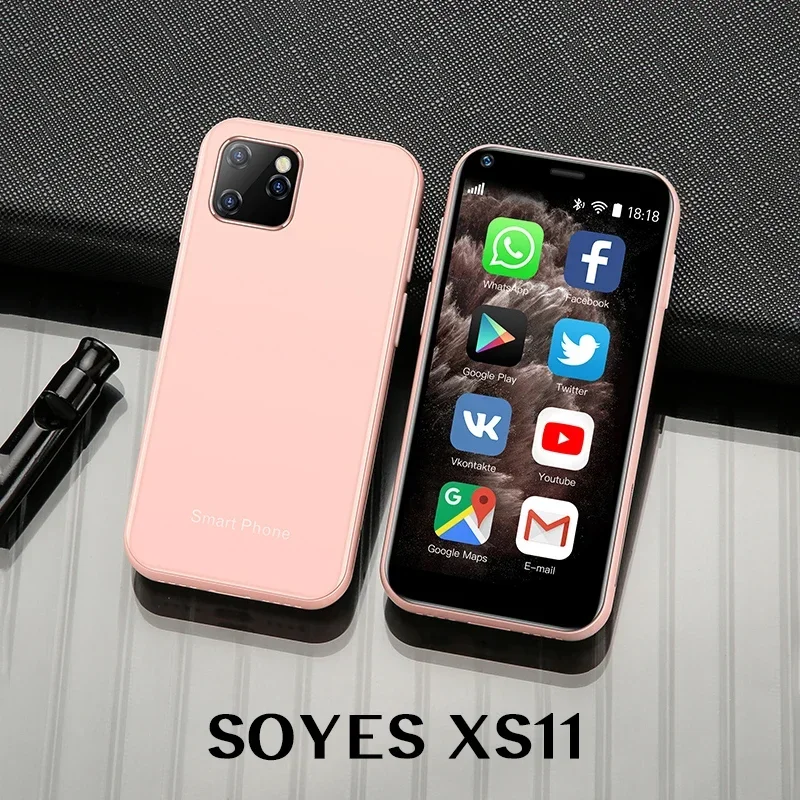 SOYES XS11 XS13 시리즈 미니 안드로이드 스마트폰, HD 스크린, 듀얼 SIM, TF 카드 슬롯, 5MP 카메라, 구글 플레이 스토어, 소형 휴대폰