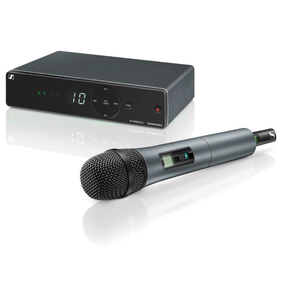 Sennheiser XSW 1-835 무선 핸드 헬드 마이크 시스템 SKM 835-XSW 핸드 헬드 마이크 송신기 및 EM-XSW 1 수신기
