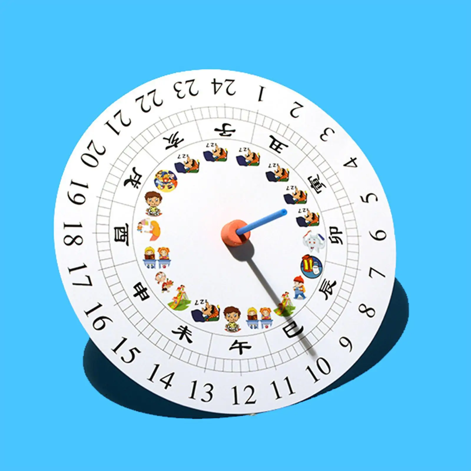 Sundial Clock Model ,Assembling Ornament Scientific Experiment Model DIY Sundial Toy for Activity Indoor Outdoor Children Boys