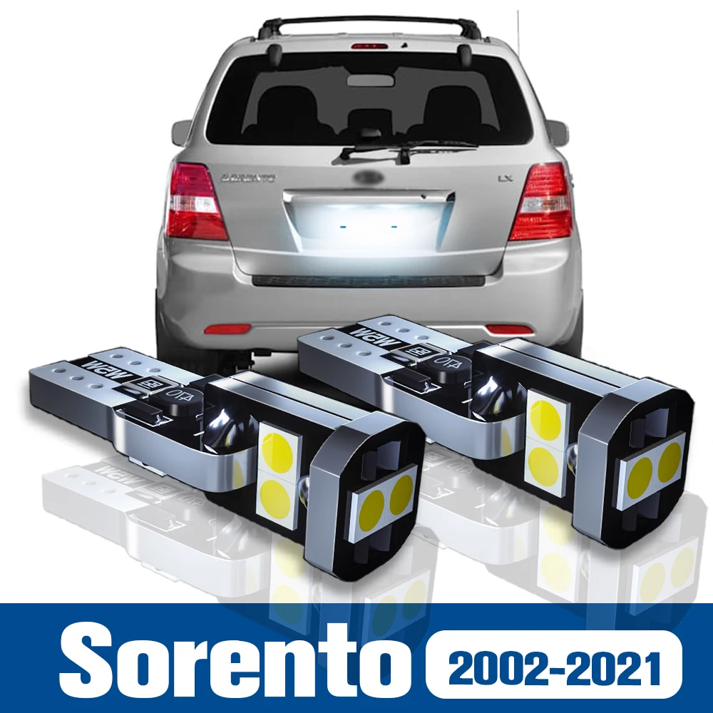 

2pcs LED License Plate Light Lamp Accessories Canbus For Kia Sorento 1 2 3 4 2002-2021 2012 2013 2014 2015 2016 2017 2018 2019