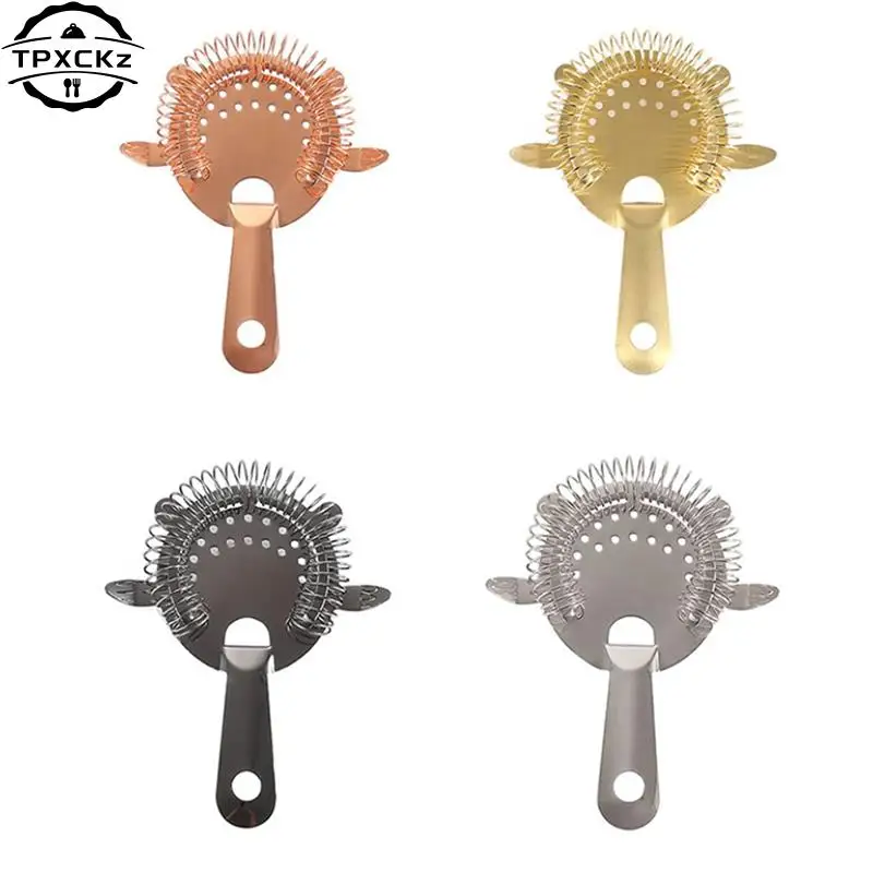 Bar Strainer Stainless Steel Cocktail Strainer Bar Sprung Cocktail Shaker Mixed Drink Bartender Professional Tools Kitchen, cocktail shaker strainer,cocktail bar tool set