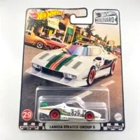 Оригинальные литые модели автомобилей Hot Wheels 1/64 LANCIA STRATOS GROUP 5, подарок для детей