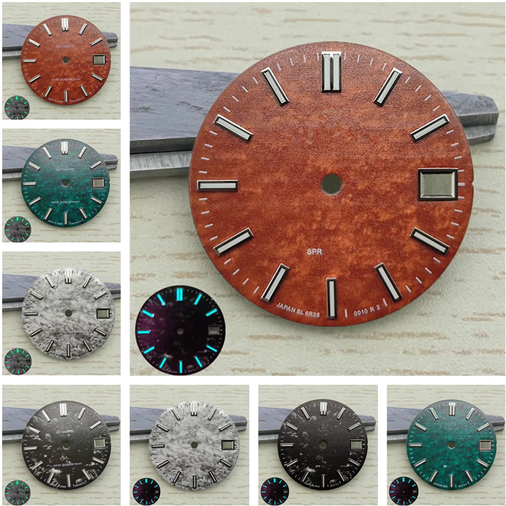 

NH35 Dial Modified Grand S Diving Surface Watch Needle Watch Parts Nh35 Dial S Logo Watch Dial Watchmaker for 4R/6R Movement