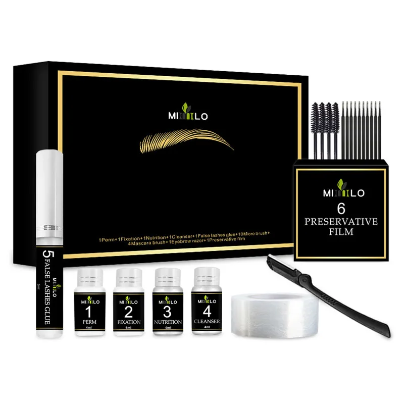 

3D Effect Eyebrow Lift Portable Travel Kit 1PC Eyebrow and Eyelash Mask Kit Safe Eyebrow Lift Professional Beauty Salon Home Use