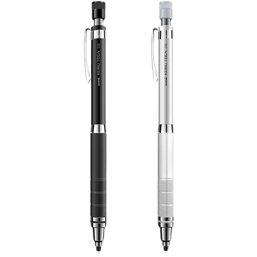 Uni Mechanical Pencil Set M5-1017 Kuru Toga Roulette Model Automatic Lead Spin 0.5mm Office School Supplies Japanese Stationery 6