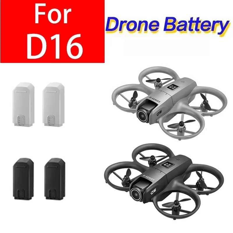 แบตเตอรี่โดรน D16 3.7V 580mAh สำหรับโดรน RC อะไหล่สำรอง