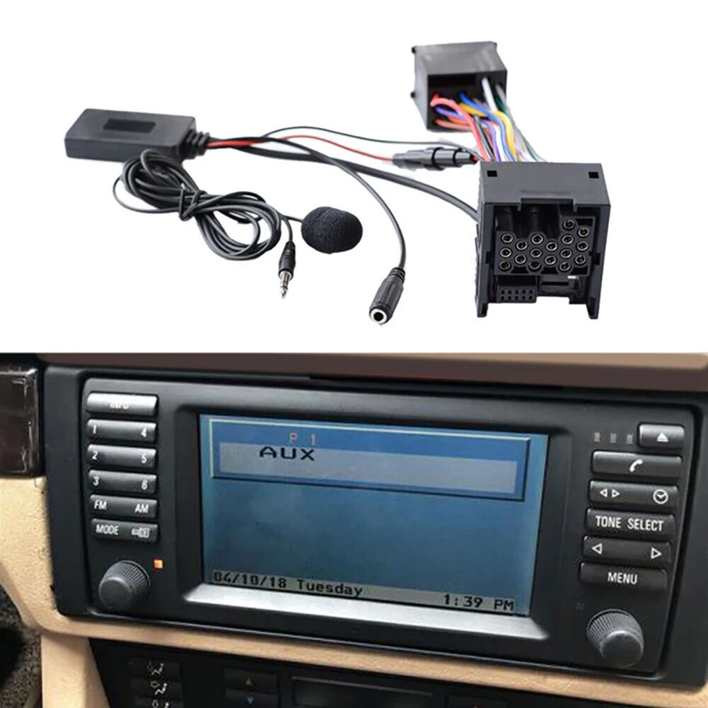 operatie vrouw Berekening Car Radio Bluetooth Adapter 10Pin AUX IN Audio Cable Adapter For BMW MINI  ONE COOPER E53 X5 Z4 E85 E86 X3 E83 Music Receiver - AliExpress