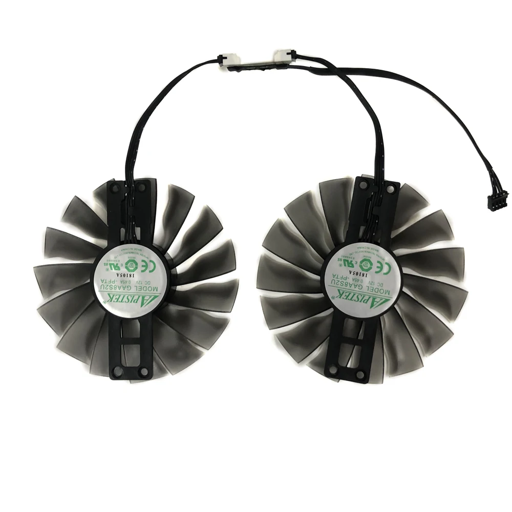 2 개/세트 GAA8S2U FD10015H12S,GPU 쿨러,그래픽 카드 팬,적용 대상 Palit GTX 1080 Ti Jetstream,적용 대상 Palit GTX 1070 Ti Jetstream,적용 대상