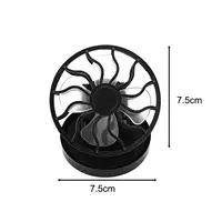 Clip on Cap Fan Cooling Fan Small Hands Free Solar Powered Fan Portable Fan for Travel Picnic Outdoor Activities Hiking Golfing 6
