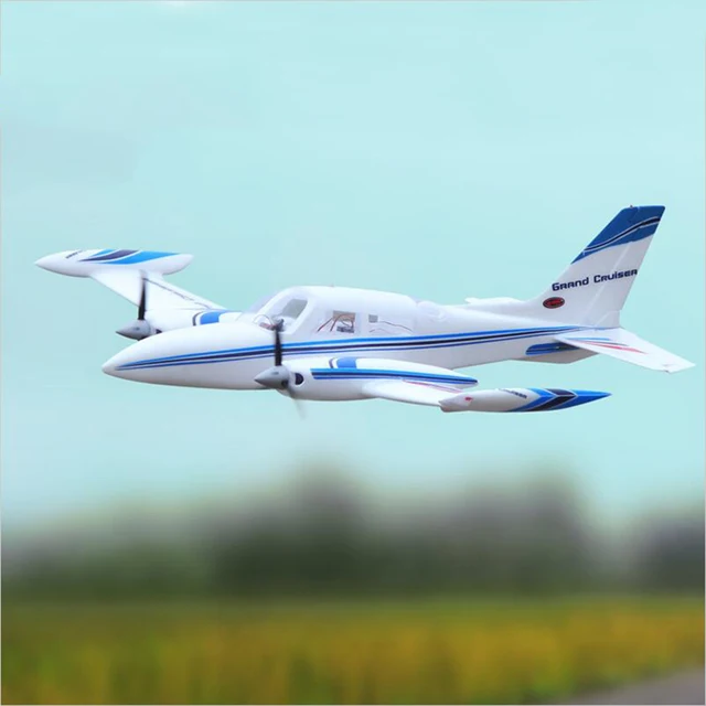 Dynam Cessna310 Wingspan 1300mm Airplane Modeling Dual-Engine Forward And Reverse Propeller Like Real Machine Electric Rc Fixed 3