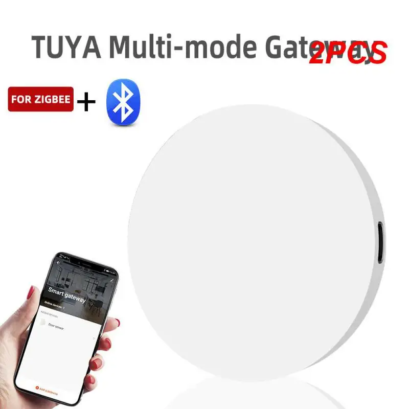 

Умный шлюз Tuya 2 шт., хаб с несколькими моделями для умного дома, мост, Wi-Fi, приложение для беспроводного дистанционного управления, Alexa