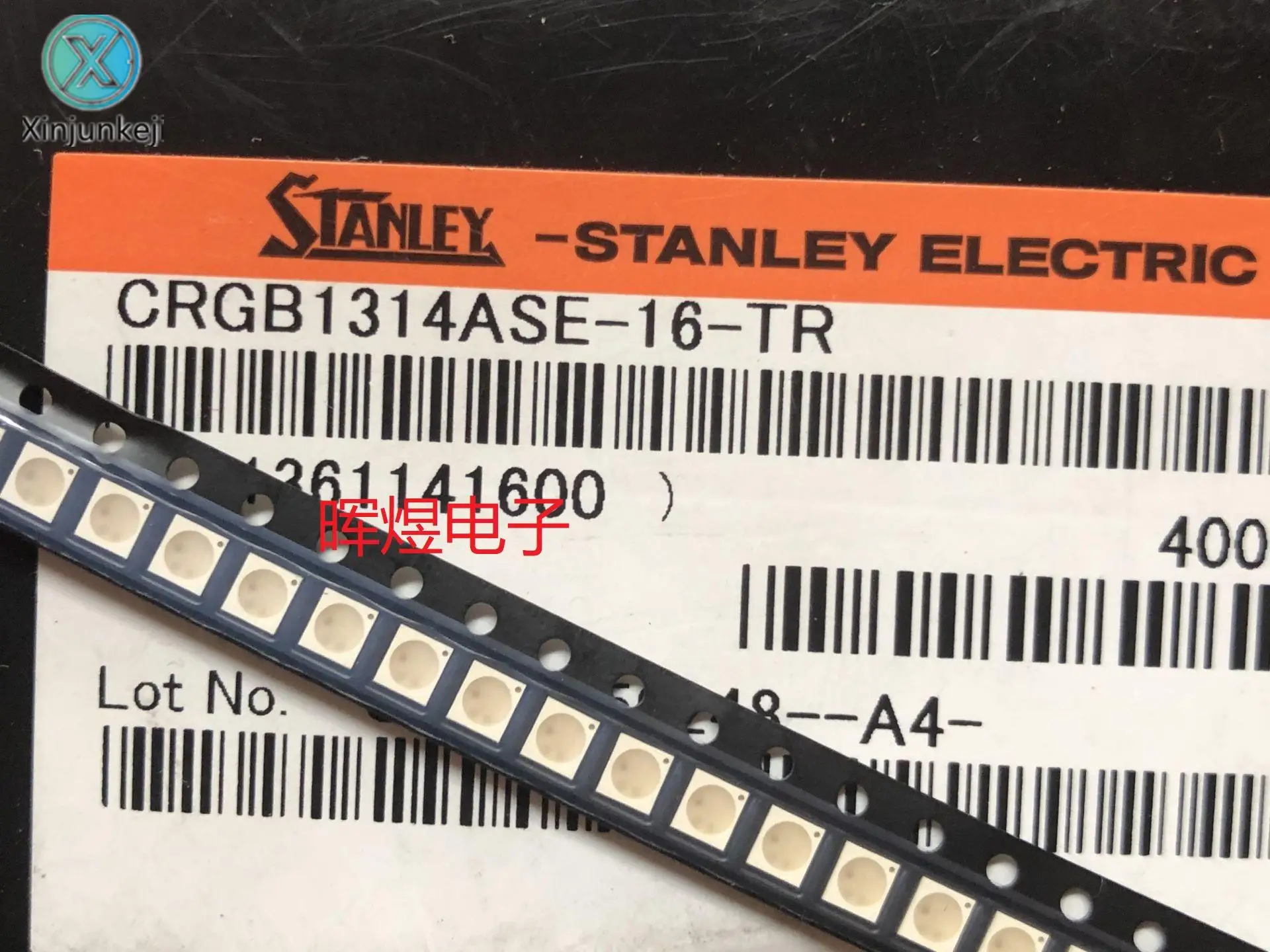 

10pcs orginal new CRGB1314ASE-16-TR 3028 red green blue highlight LED indicator