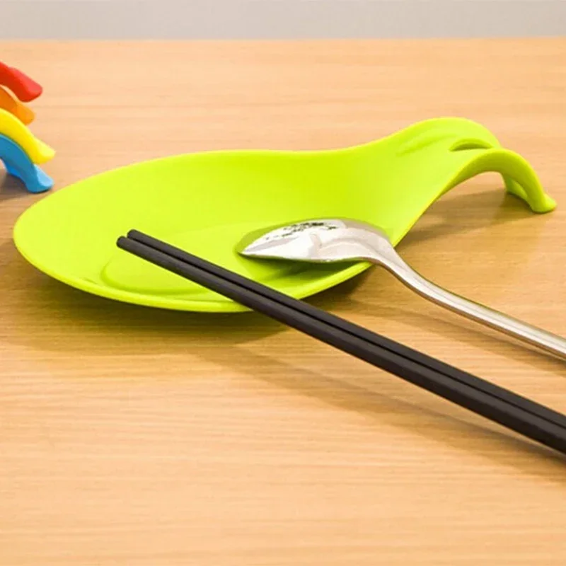 Gadgets Silicone Multipurpose Spoon Rest Mat Holder for Tableware Kitchen Utensil Kitchen Gadgets Supplies Accessories
