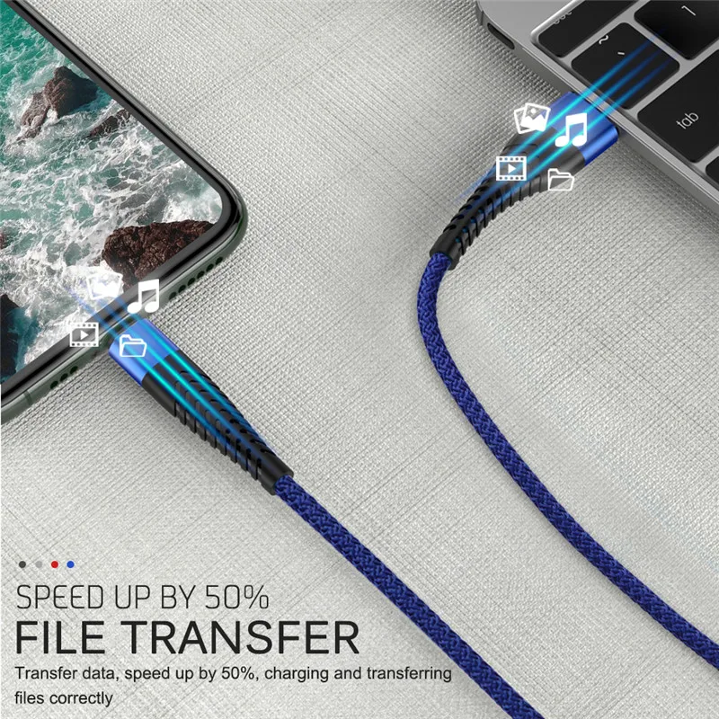 Premium 3M USB-C Quick Charge Phone Cable