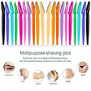 Rasoir a sourcil Portable sans douleur, 10 pièces, outils de maquillage