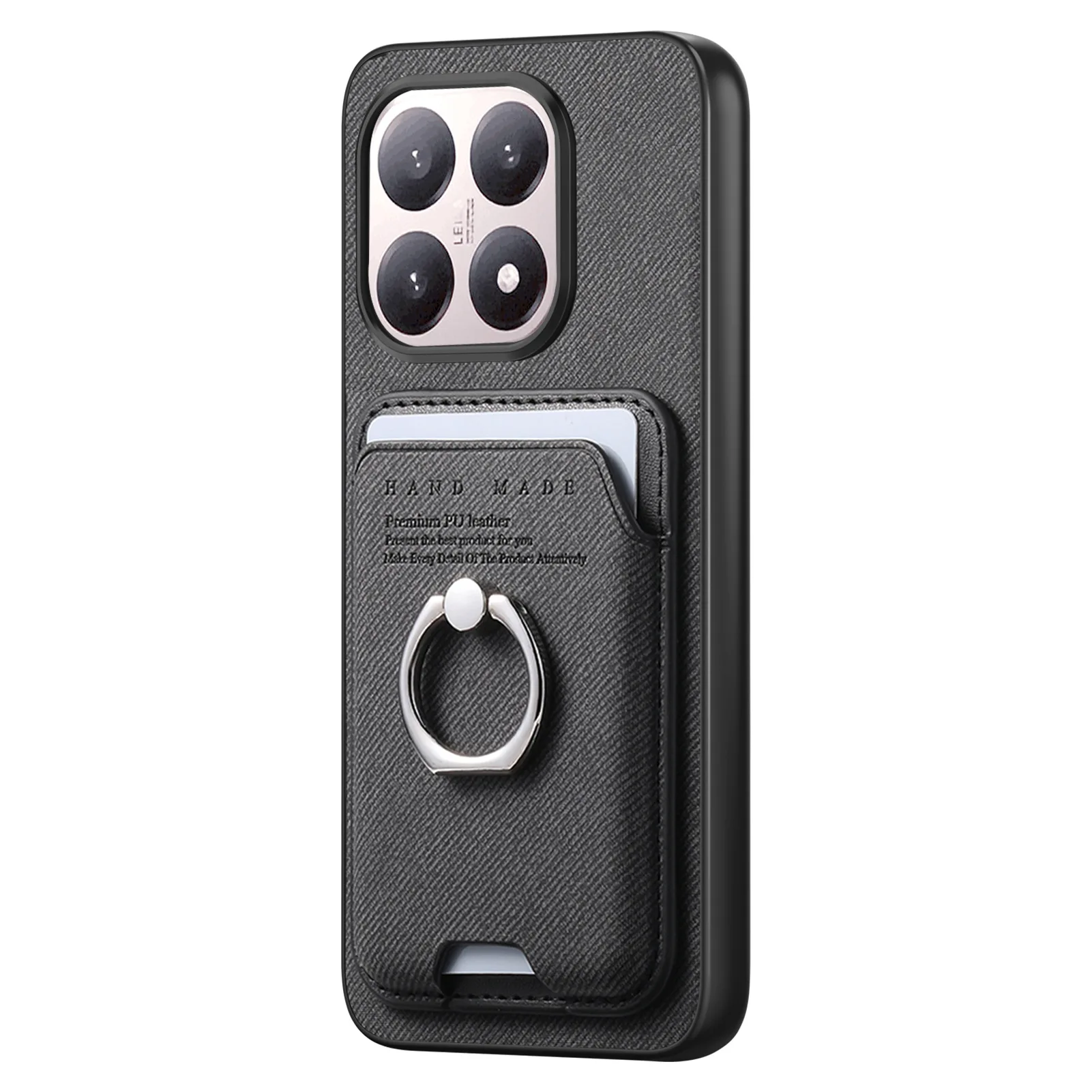 Premium 2-in-1 Detachable Leather Wallet Phone Case with Card Holder