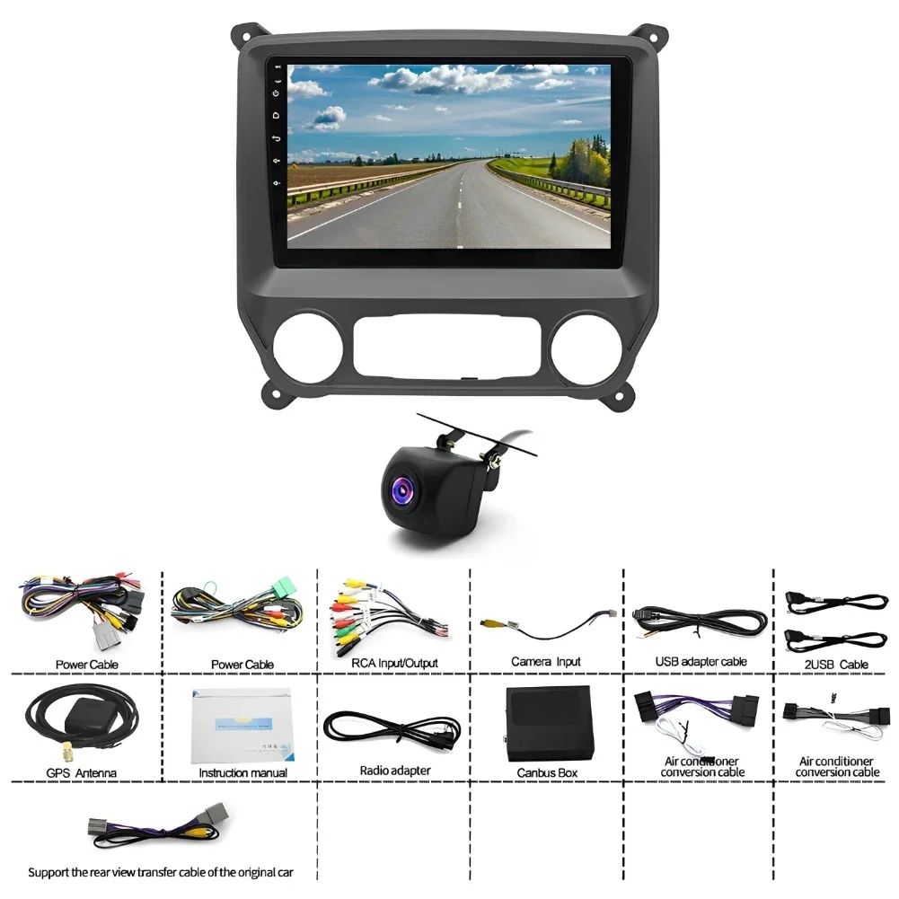Car Radio Multimedia Stereo Player WiFi GPS Navigation