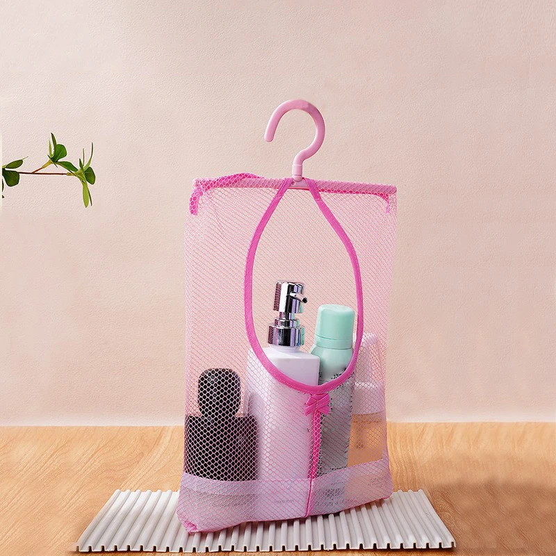 1 Stück multifunktionale hängende Netz-Aufbewahrungstasche, Polyester, nur Handwäsche, platzsparender Organizer mit einfachem Zugang – Detail 5