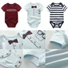 3Pcs Autumn Short Sleeve Baby Romper Cotton overalls Newborn baby clothes 3Pcs/sets boys girls jumpsuit clothing  roupas de bebe 5