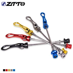 ZTTO QR MTB Road Bike Bicycle Hub Quick Release Skewers lever Aluminum alloy Front 100mm Rear 135mm Rim Mountain Road Bike Wheel