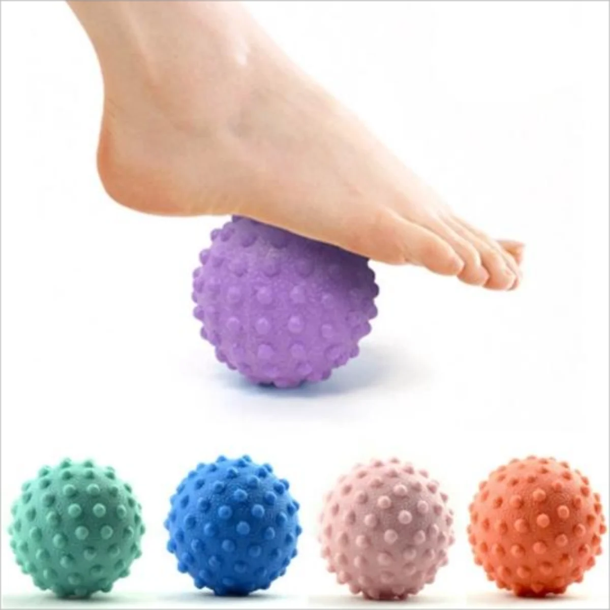 Durable TPE Spiky Ball Massager Hedgehog 4.5cm