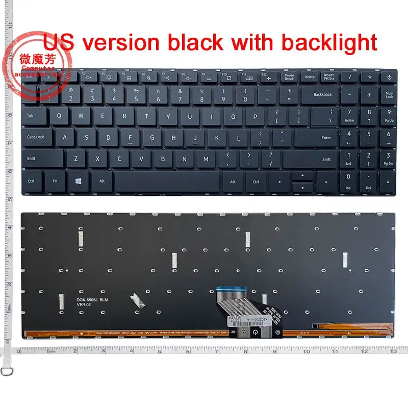 Nós Teclado para Toshiba Dell Laptop Inglês Modelo C50-h C50-e C50-h00k C50-h12a C50-h-02u C50-e-11n Dok-v6505h