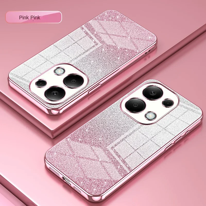 Sparkling Soft TPU Glitter Slim Protective Back Cover for Xiaomi Redmi Note 13 Pro