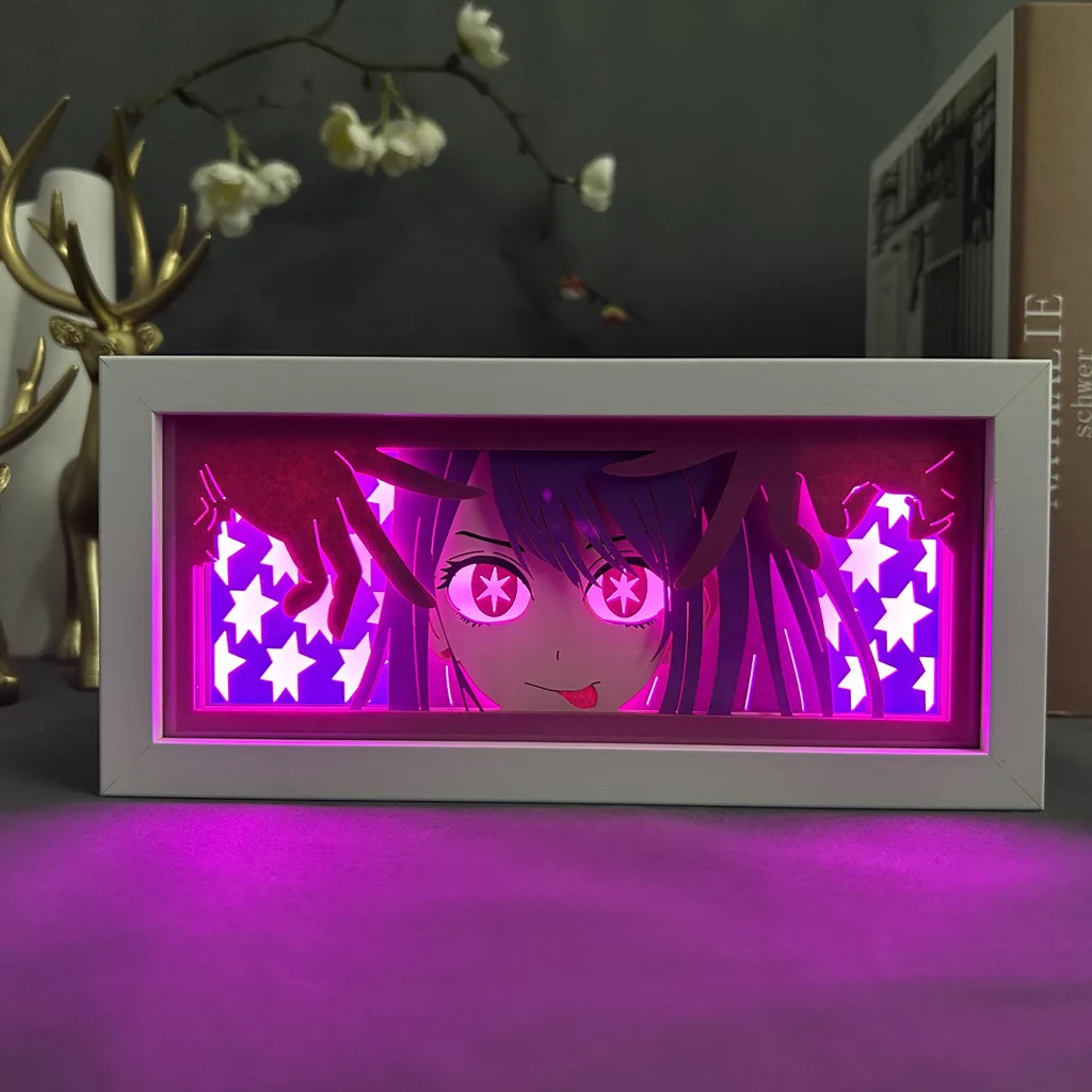 

3d Anime Lamp OSHI NO KO Hoshino Ai Action Figure Toys Night Light For Kids Bedroom Decoration Xmas Birthday Gift Lampara