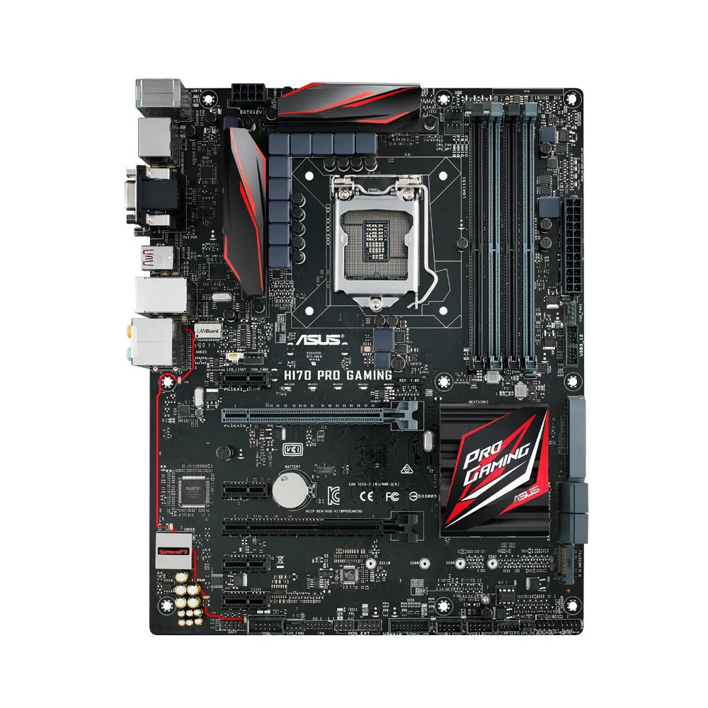 ASUS H170-PRO マザーボード i7-6700K ASUS H170 PRO GAMING Motherboard Support i7-7700 6700K i5
