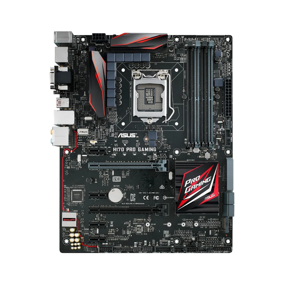 ASUS H170-PRO Intel Core i7 6700セット ASUS H170 PRO GAMING Motherboard Support i7-7700 6700K i5