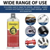 1pc85ml Powerful Welding Metal AB Casting Glue, Can Be Used to Repair Stainless Steel Plastic Metal Water Pipes And Tanks to Sto 2