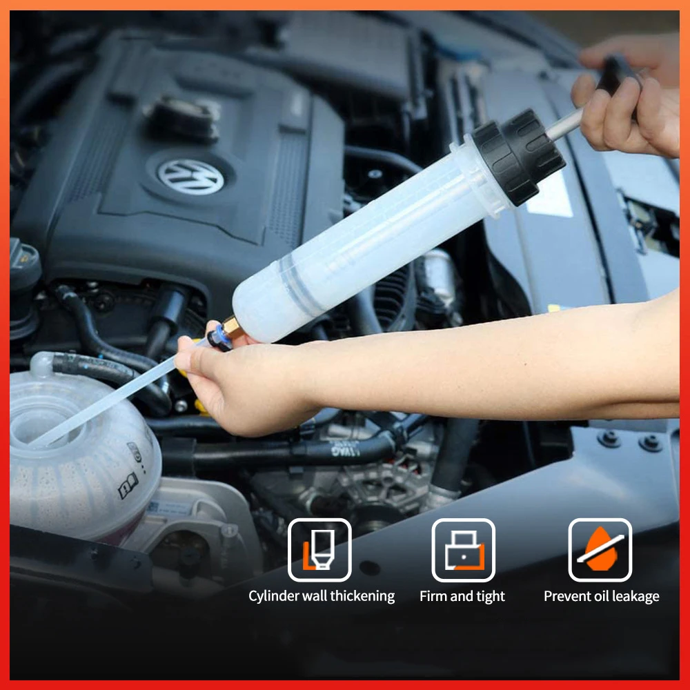 Fuel Pump Oil Pump Fluid Extractor Oil Extractor Pump 1500Ml Large Capacity Automobile Fuel Transfer for Brake Fluid Engine Cooolant