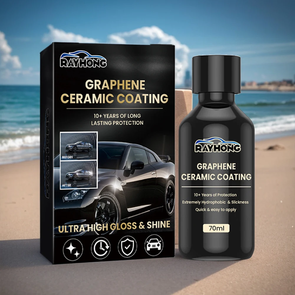 70ml Car Paint Care Anti Scratch Advanced Technology Super Hydrophobic Maintenance Liquid UV Glow Car Detailing Ceramic Coating car scratch remover