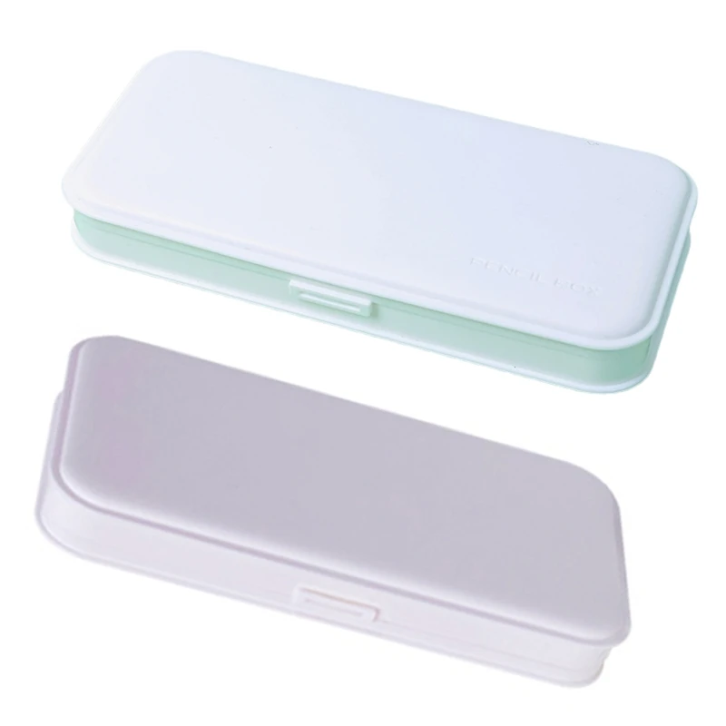 

Colorful Macaron Plastic Pencil Box Small Plastic Pencil for Case