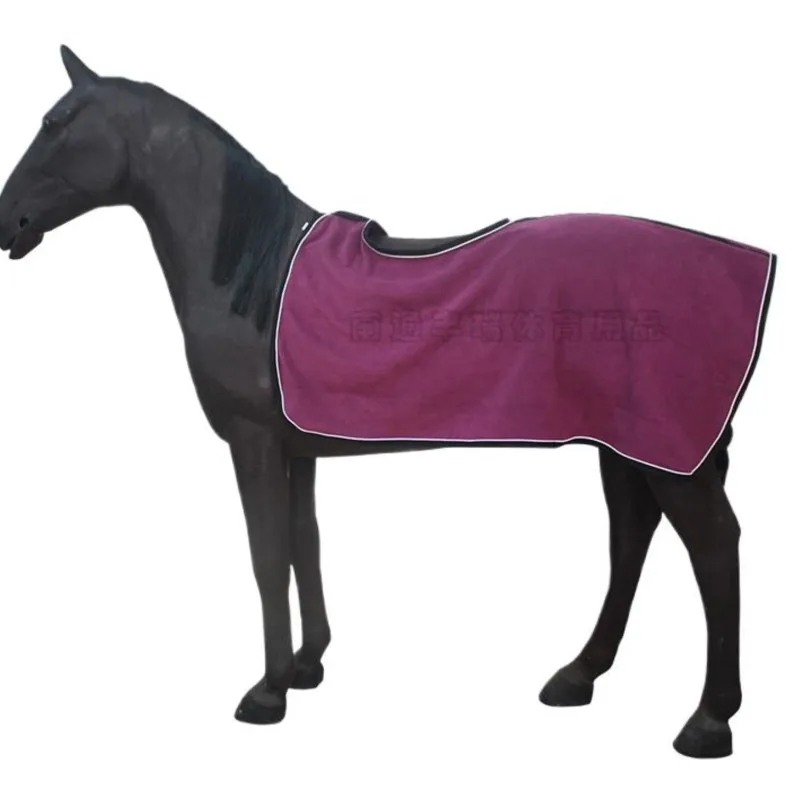 승마용품 Fleece Training Single Layer Soft Riding Practice Horse Blanket Horse's Training Clothes Harness Equestrian Supplies