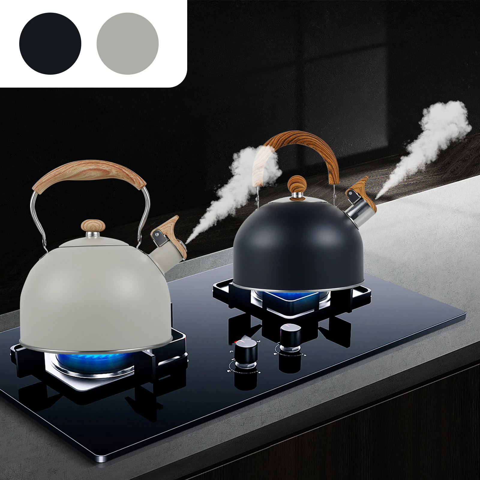 

Чайник со свистком и эргономичной ручкой, 2,5 л