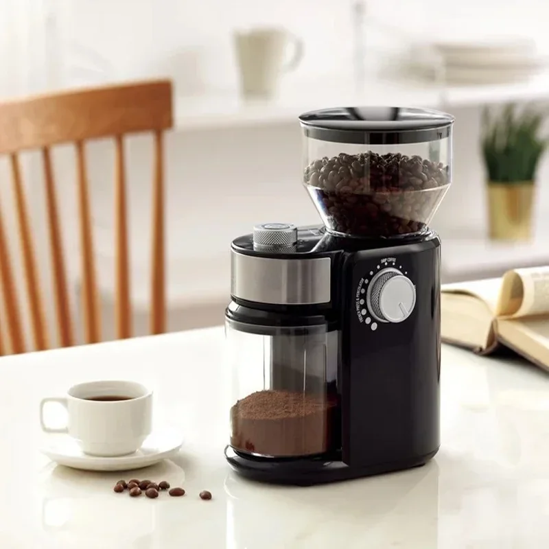 Electric Burr Coffee Grinder, Adjustable Burr Mill Coffee Bean Grinder with 18 Grind Settings,Coffee Grinder for Espresso Coffee