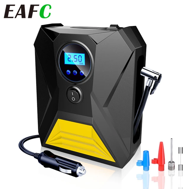 Pompe à air électrique portable pour voiture, compresseur d'air de voiture,  gonfleur d'opathie, auto, moto, vélo, 12V - AliExpress