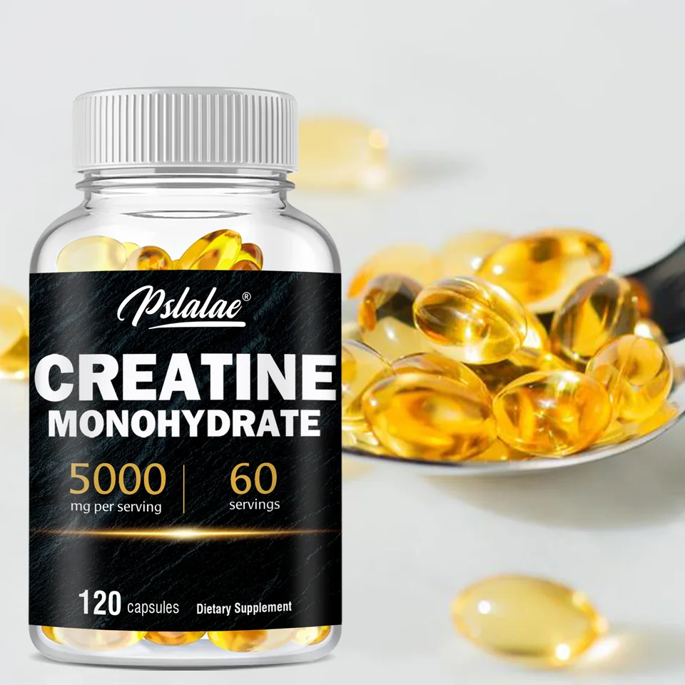 Creatine Monohydrate Muscle Builder Capsules 120 Count