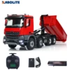 In Stock KABOLITE K3365 Dumper Tipper Car Metal 1/14 8X8 RC Hydraulic Dump Truck Lights Sound System RC Toys Gifts Model 1